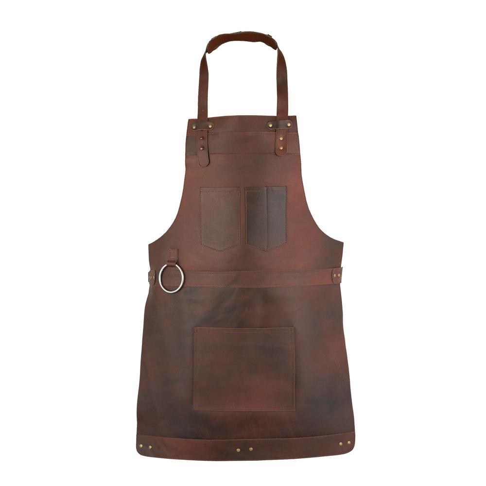 full grain leather apron