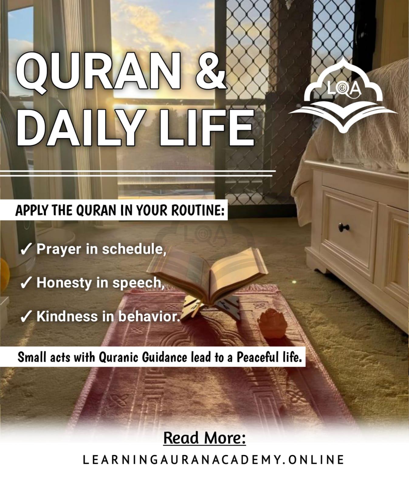 QuranandDailyLife