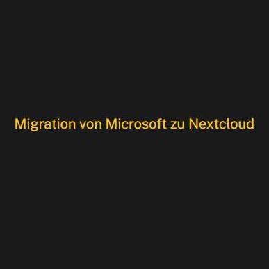 MicrosoftZuNextcloud