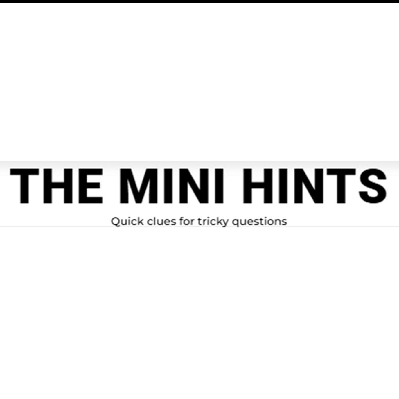 The Mini Hints