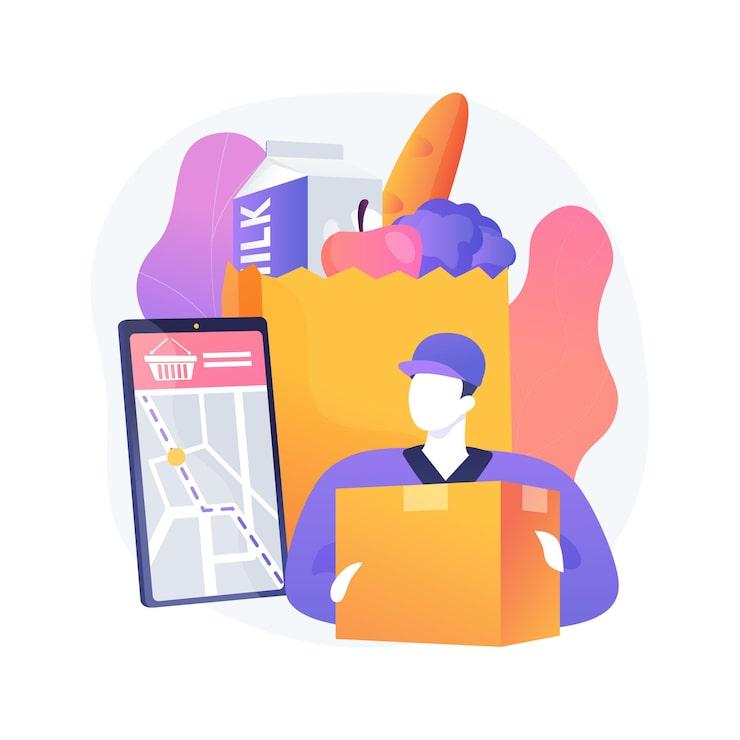 Grocery delivery app
